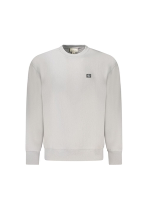 Gray Cotton Men Sweater - XL