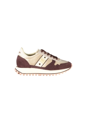 Blauer Beige Leather Women Sneaker - EU40/US10