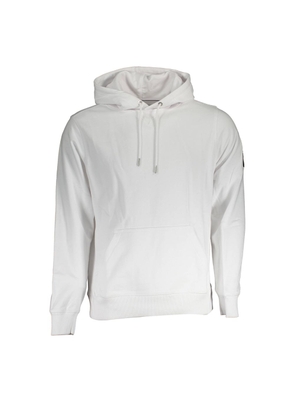 Calvin Klein White Cotton Men's Sweater - XXL