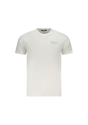 White Cotton Men's T-Shirt - M