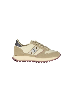 Blauer Beige Leather Women Sneaker - EU38/US8