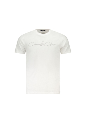 White Cotton Mens TShirt - XL