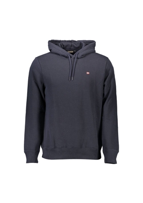 Napapijri Blue Organic Cotton Men Sweater - M