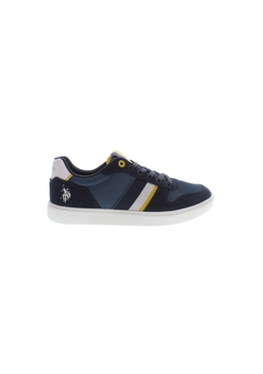 Blue Polyester Men Sneaker - EU45/US12