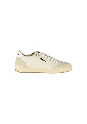 White Leather Men Sneaker - EU41/US8