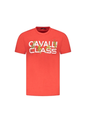 Red Cotton Men T-Shirt - XL