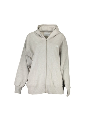 Gray Cotton Sweatshirt - XS