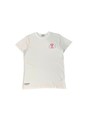 White Cotton T-Shirt - M