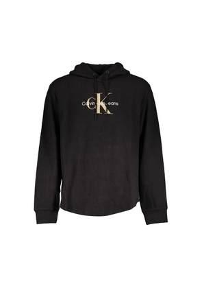 Black Cotton Men Sweater - XXL