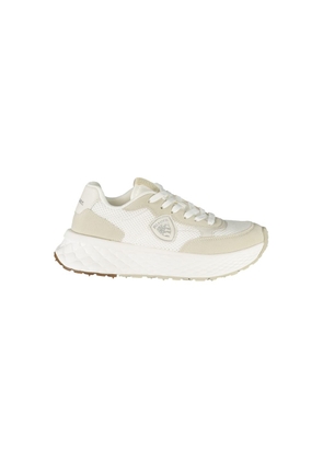 White Polyester Women Sneaker - EU38/US8
