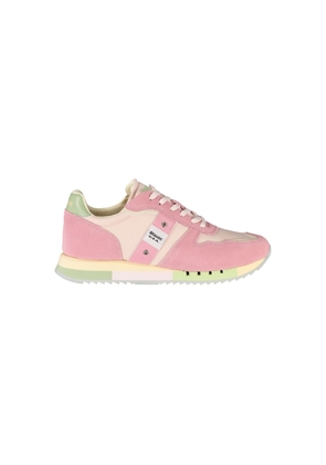 Pink Leather Women Sneaker - EU40/US10