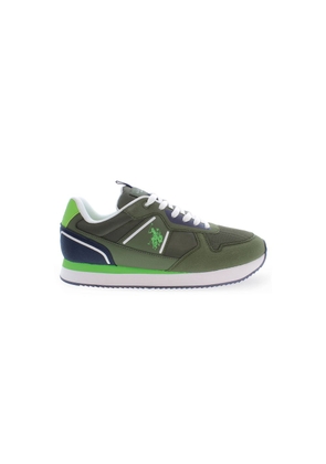 Green Polyester Men Sneaker - EU45/US12