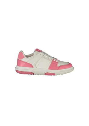 Pink Leather Women Sneaker - EU37/US7