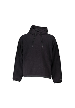 Black Polyester Sweater - M