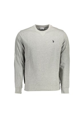 Gray Cotton Sweater - 3XL