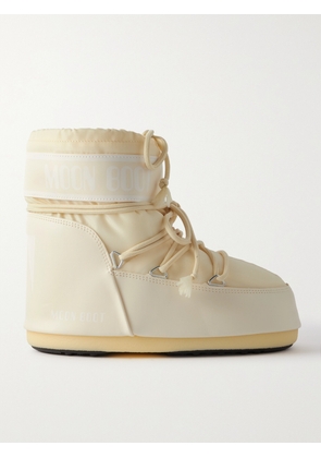 Moon Boot - Icon Low Shell And Faux Leather Snow Boots - Cream - 39/41,33/35,36/38,42/44