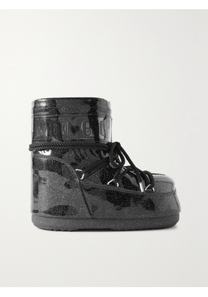 Moon Boot - Icon Low Glitter Coated-shell Snow Boots - Black - 33/35,36/38,39/41,42/44