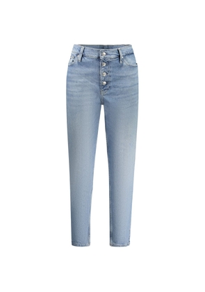 Light Blue Cotton Women Jeans - 26 L28