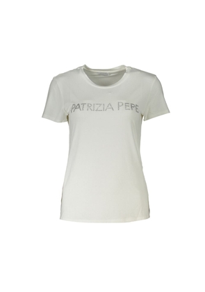 White Elastane Tops & T-Shirt - M