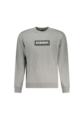Gray Cotton Sweater - XXL