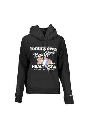 Tommy Hilfiger Black Cotton Women Sweater - L