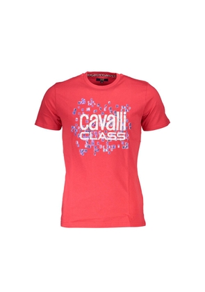 Red Cotton Men T-Shirt - XL