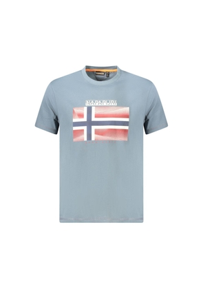 Brown Cotton Men T-Shirt - M