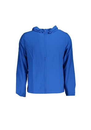 Blue Polyester Jacket - M