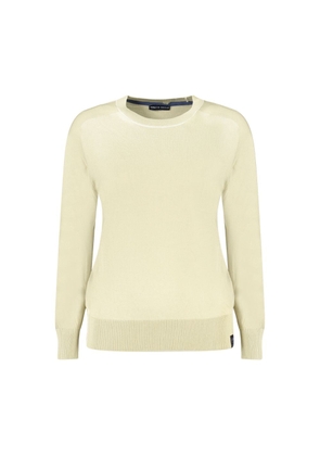Green Cotton Women Sweater - S