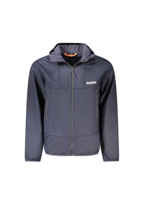 Napapijri Blue Polyester Men Jacket - XXL