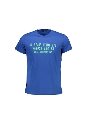 Blue Cotton Men T-Shirt - XXL