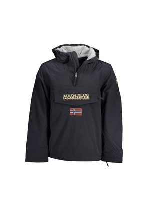 Napapijri Black Polyamide Jackets & Coat - L