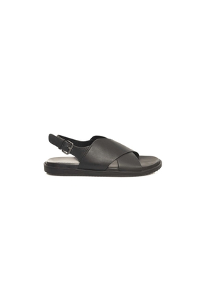 Cerruti 1881 Black Cowhide Sandal - EU41/US8