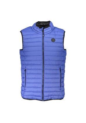 Gianmarco Venturi Blue Polyamide Sleveless Jacket - M