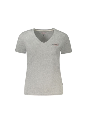 Gray Cotton Tops & T-Shirt - XL