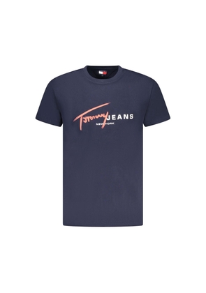 Blue Cotton Men T-Shirt - XL