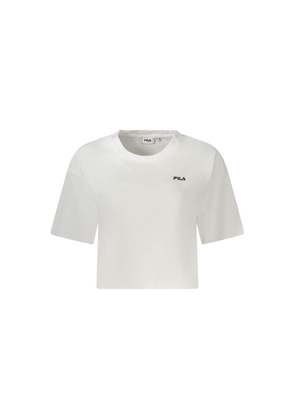 White Cotton Tops & T-Shirt - L