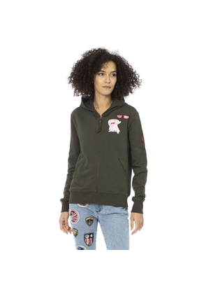 Mr&Mrs Italy Green Cotton Sweatshirt - XS