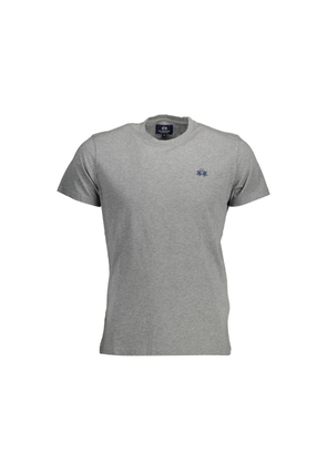 Brown Cotton Men T-Shirt - L