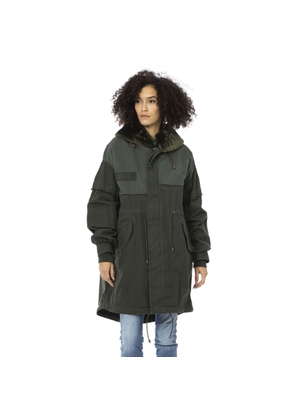 Mr&Mrs Italy Green Cotton Jackets & Coat - S