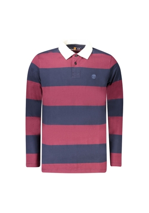 Timberland Red Cotton Men Polo Shirt - M