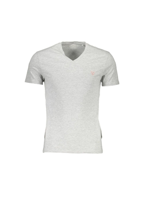 Gray Cotton Men T-Shirt - XL