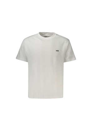 Vans White Cotton Men T-Shirt - M