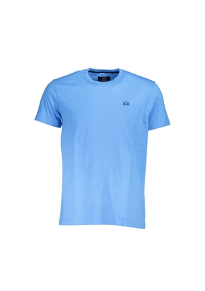 Blue Cotton Men T-Shirt - XL