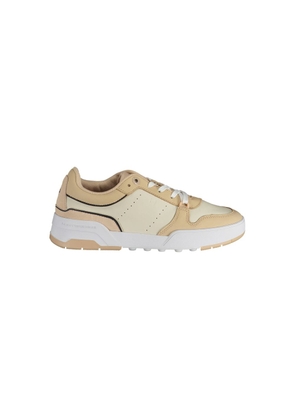 Beige Leather Women Sneaker - EU41/US11