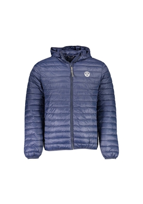 Blue Polyamide Men Jacket - XL