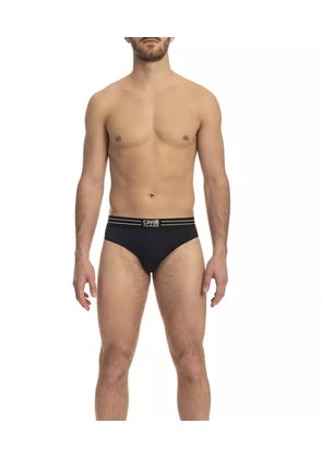 Cavalli Class Blue Cotton Underwear - L