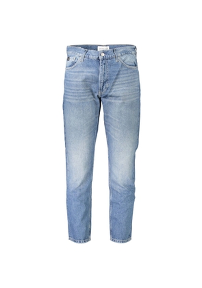 Blue Cotton Men Jeans - W30