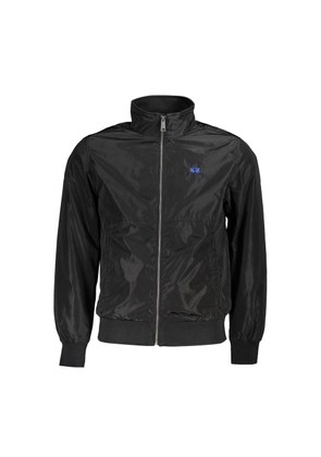 Black Polyester Men Jacket - XXL