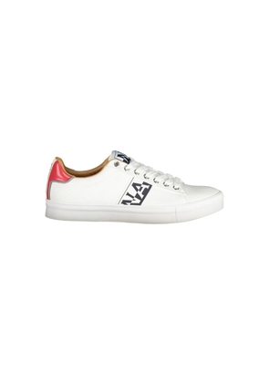 White Polyester Men Sneaker - EU40/US7